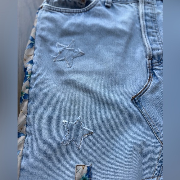 Cheryl Fudge Nantucket Vintage Levi’s skirt size 8 / large / 27 boho H - Picture 5 of 9